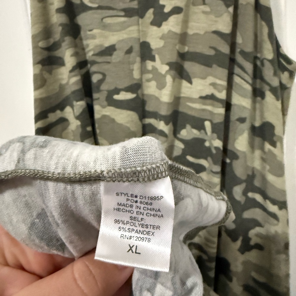 Green Camouflage Maxi Dress (Size XL) - Picture 5 of 5